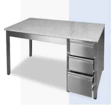 Poslastičarski radni sto sa mermernom pločom PRSM